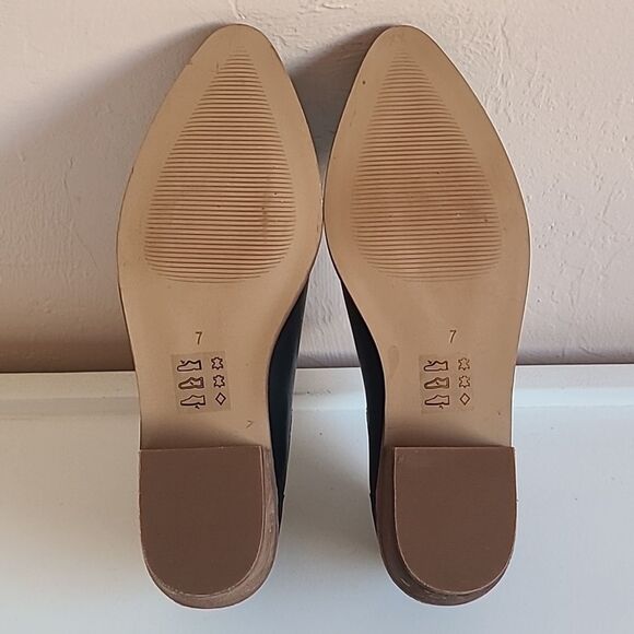 Madewell Sonia Low Leather Chelsea Booties Black Size 7 - Picture 10 of 14